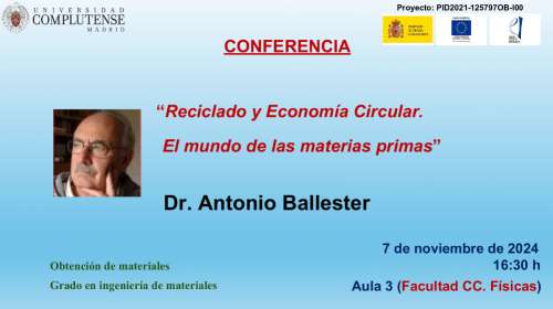 Charla de reciclado: Dr. Antonio Ballester